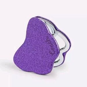 Coach Purple Glitter Butterfly Compact Mirror